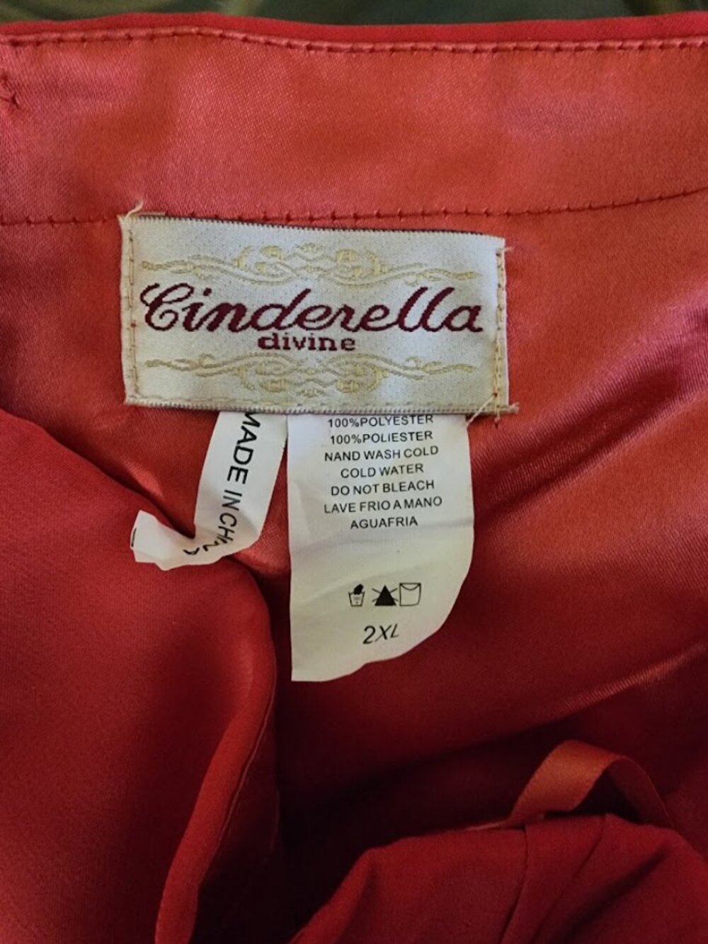A  Cinderella Divine Cocktail Dress Size 2x - Picture 9 of 16